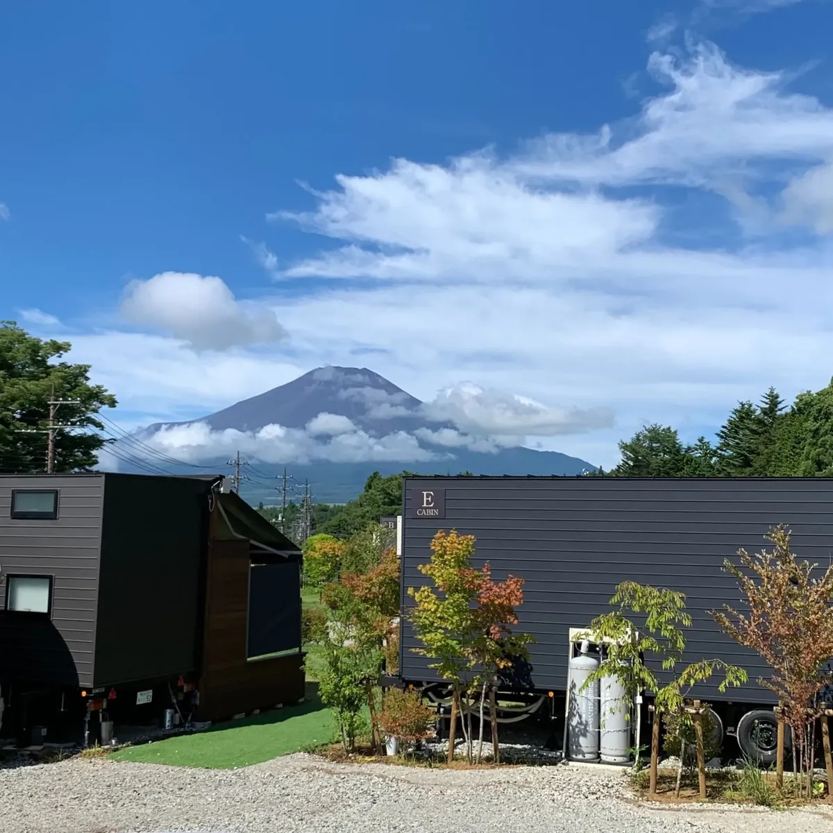GLANSTELLA CABIN 富士山を真正面から望む