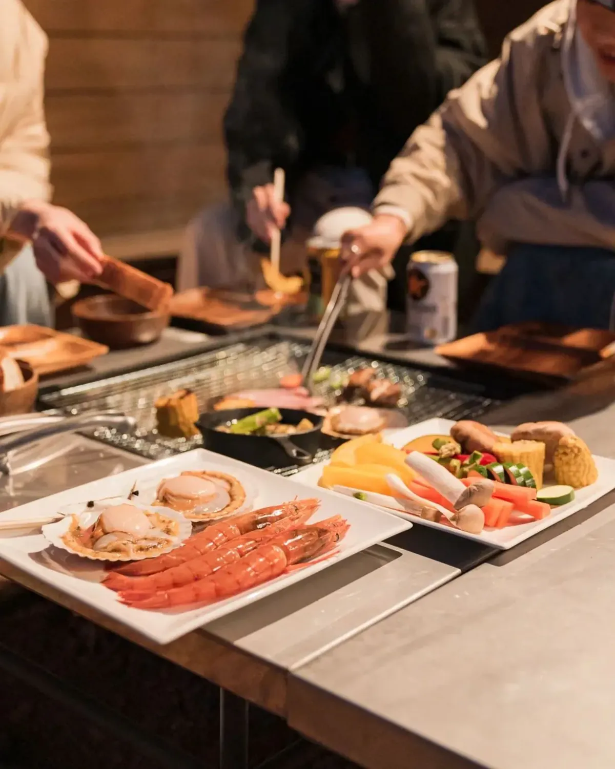 GLANSTELLA CABIN 雨天時でもBBQを楽しめる