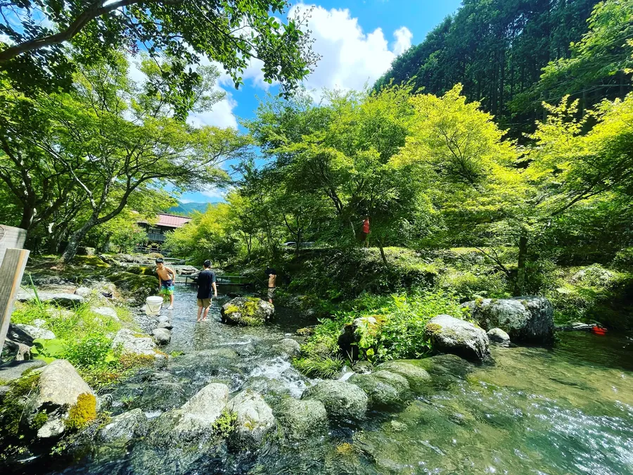 山水徳間の里 つかみ取り